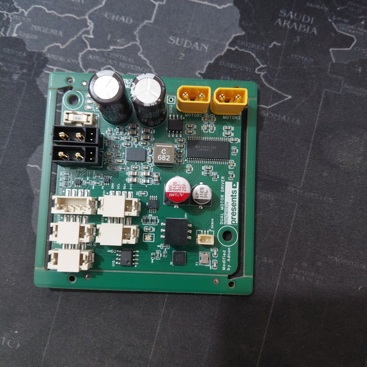 Assembled PCB